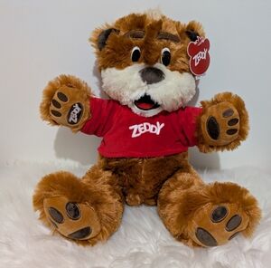 Zeddy Bear Zellers Mascot Brown Plush Stuffed Animal Soft Toy New!